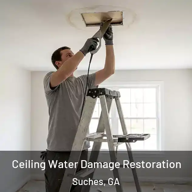  Ceiling Water Damage Restoration Suches, GA