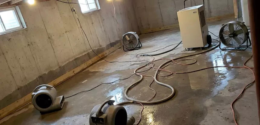 Large-Scale Water Damage Cleanup in Suches