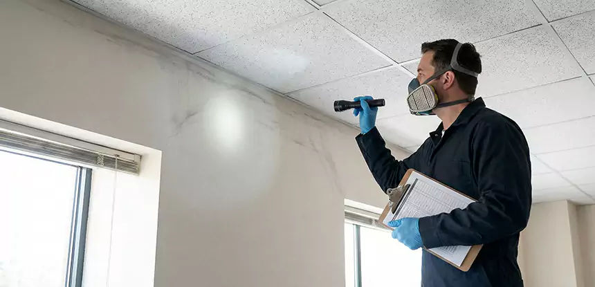 Ceiling Water Damage Inspection in Suches