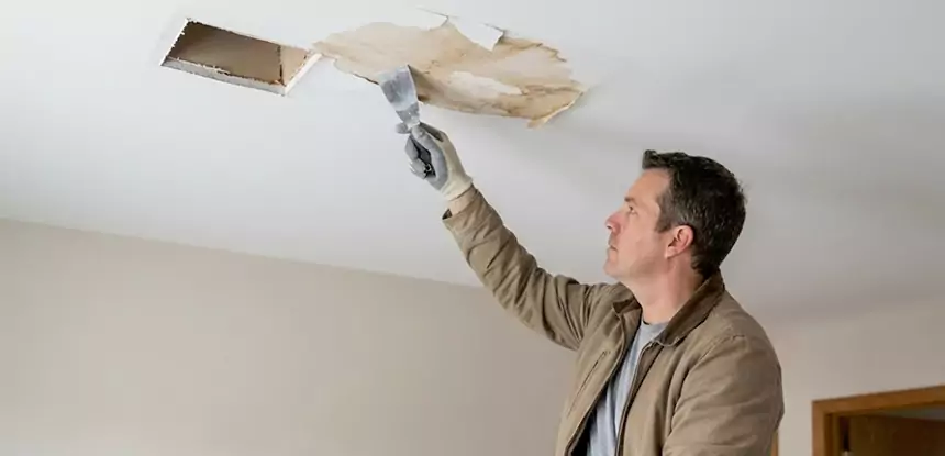 Dry Ceiling After Water Leak in Suches